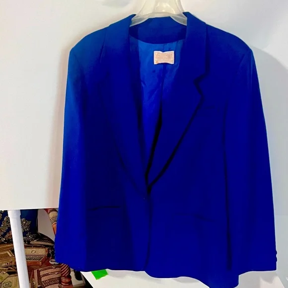 Vintage Pendleton Royal Blue Blazer - 100% wool - Picture 1 of 5